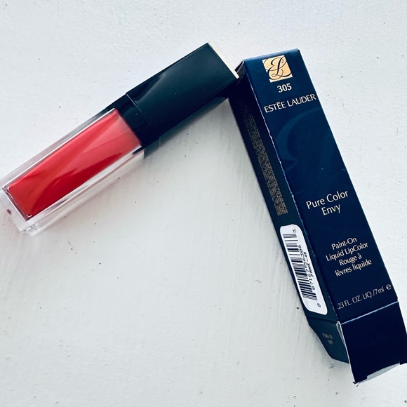 Estee Lauder pure color envy liquid vinyl lip color 305 peach - Picture 2 of 5